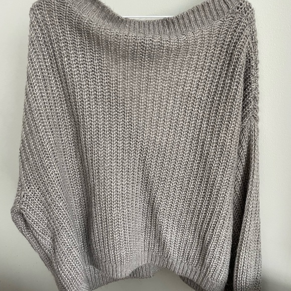 Grey Loose Cardigan - Picture 3 of 3